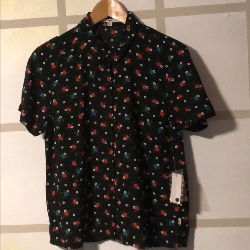 Vans floral blouse